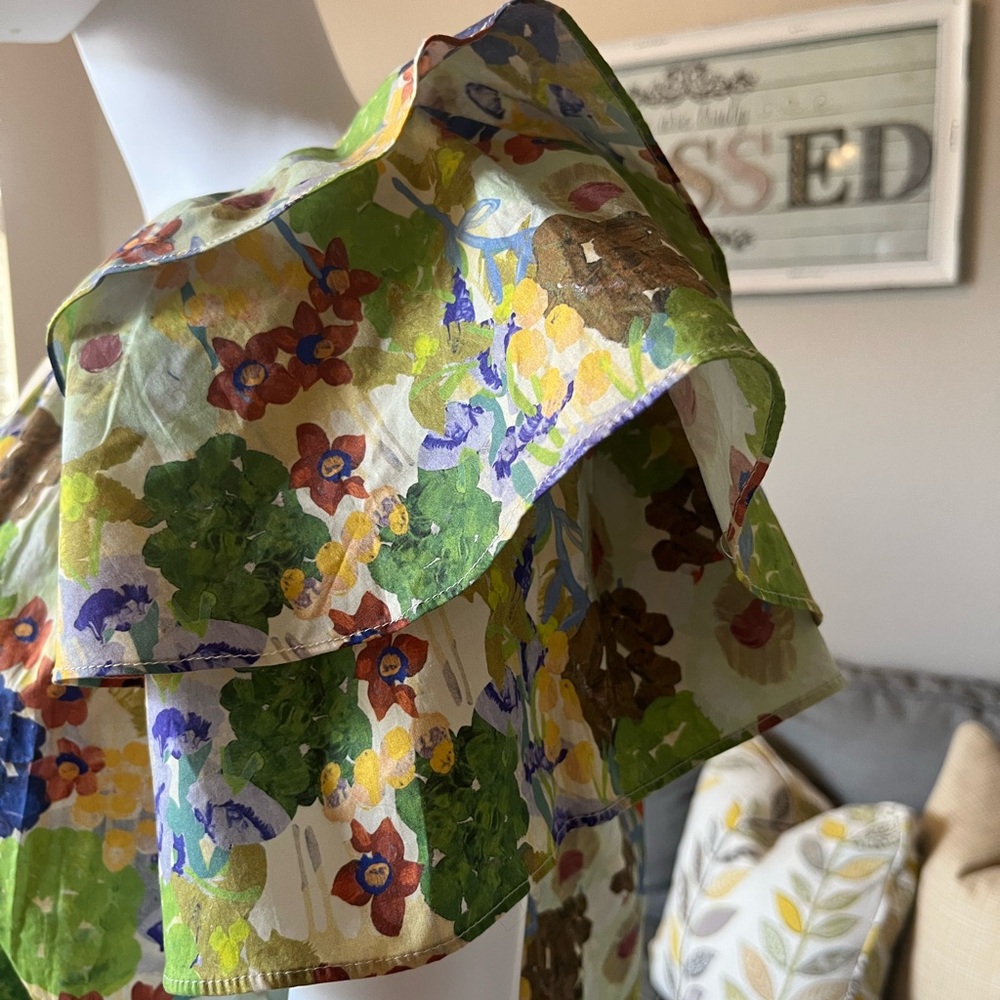Entro Colorful Floral Blouse - Picture 5 of 10